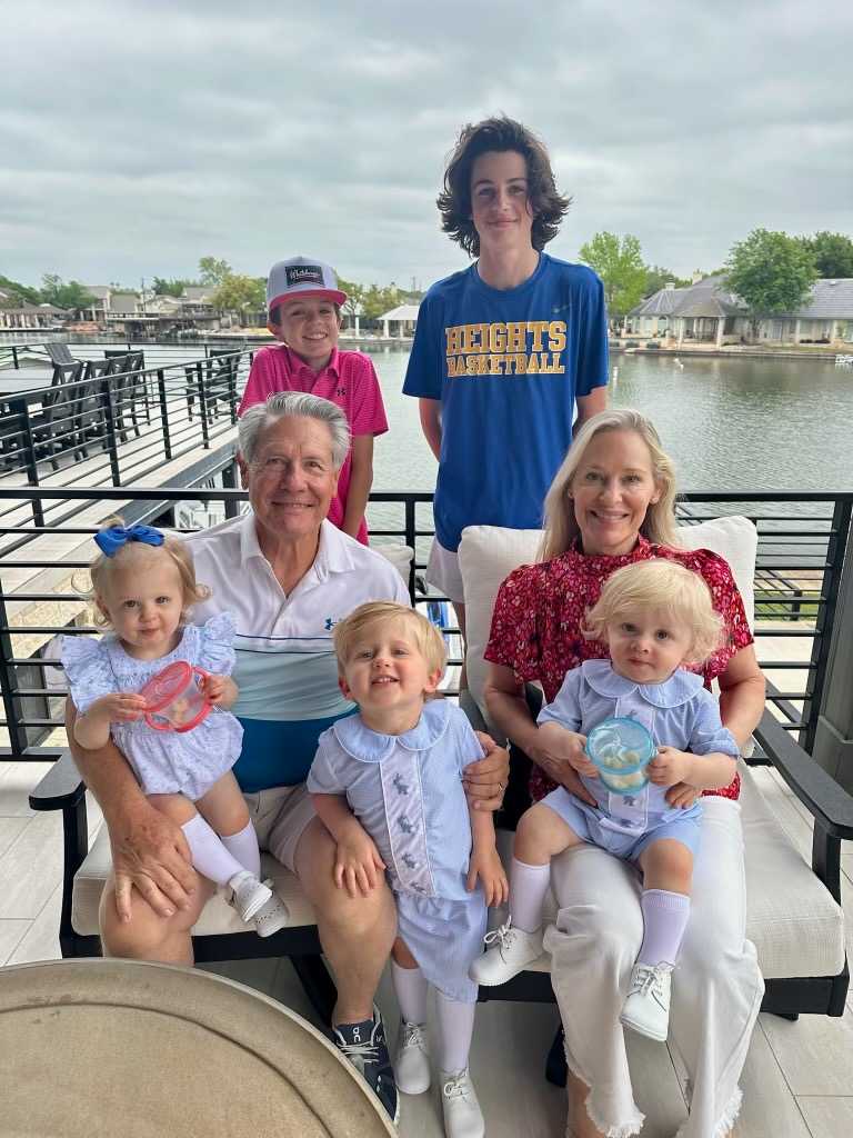 Phil Gamble with family